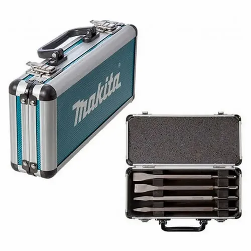 Juego de Cinceles Makita SDS-Plus D-08757 – 4 Piezas de 250 mm con Estuche, foto 1